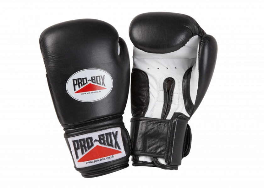 'SUPER-SPAR' LEATHER GLOVES - BLACK