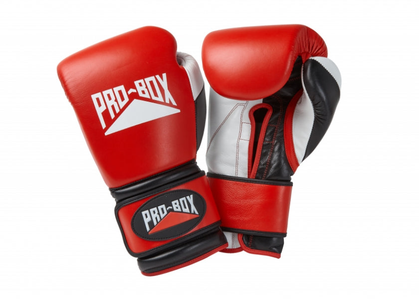 'PRO-SPAR' LEATHER GLOVES - RED