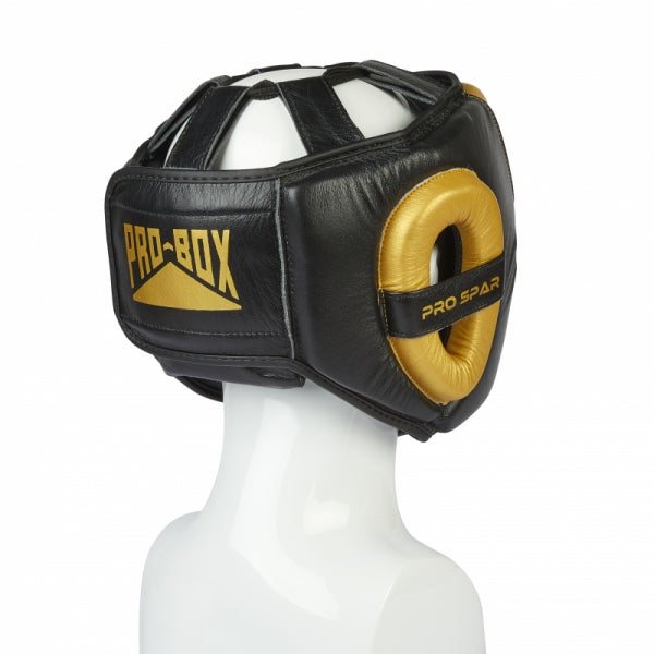 PRO-SPAR HEADGUARD - BLACK/GOLD