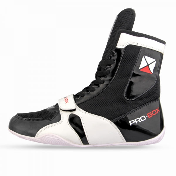 SPEED BOOTS BLACK-WHITE. SIZES: 7-14 *NEW*