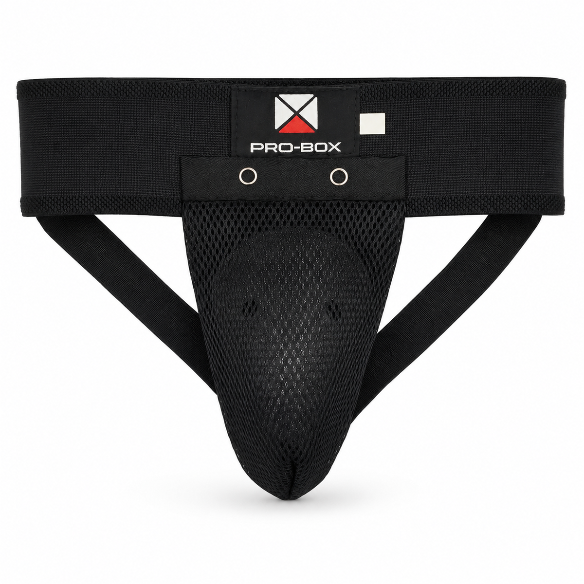 COTTON GROIN GUARD BLACK