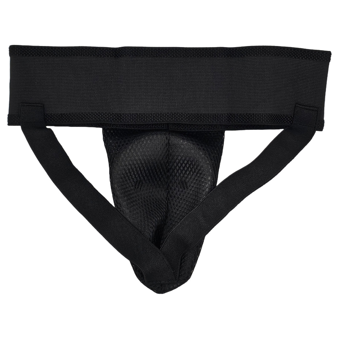 COTTON GROIN GUARD BLACK