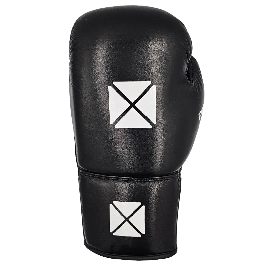 LEATHER ESSENTIAL LACE GLOVES - BLACK