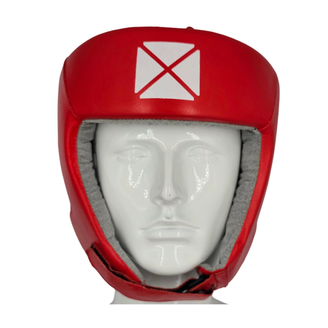 LEATHER ESSENTIAL HEADGUARD RED *NEW*