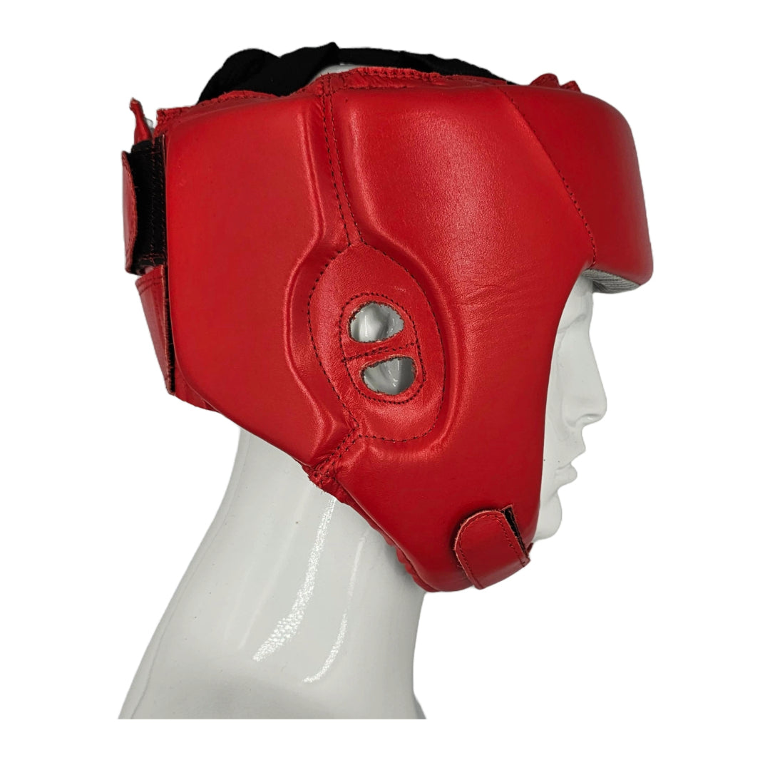 LEATHER ESSENTIAL HEADGUARD RED *NEW*