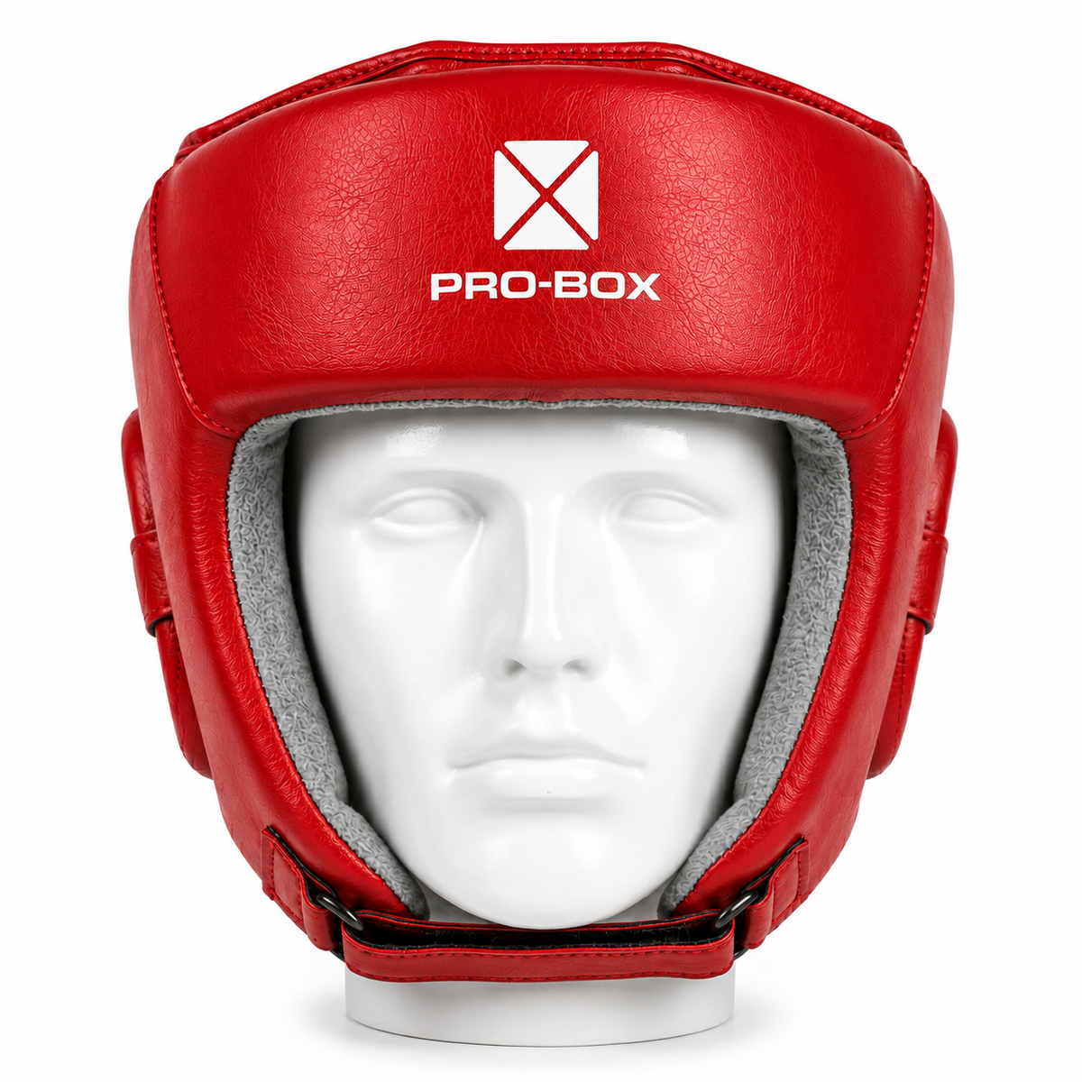 LEATHER ESSENTIAL HEADGUARD RED