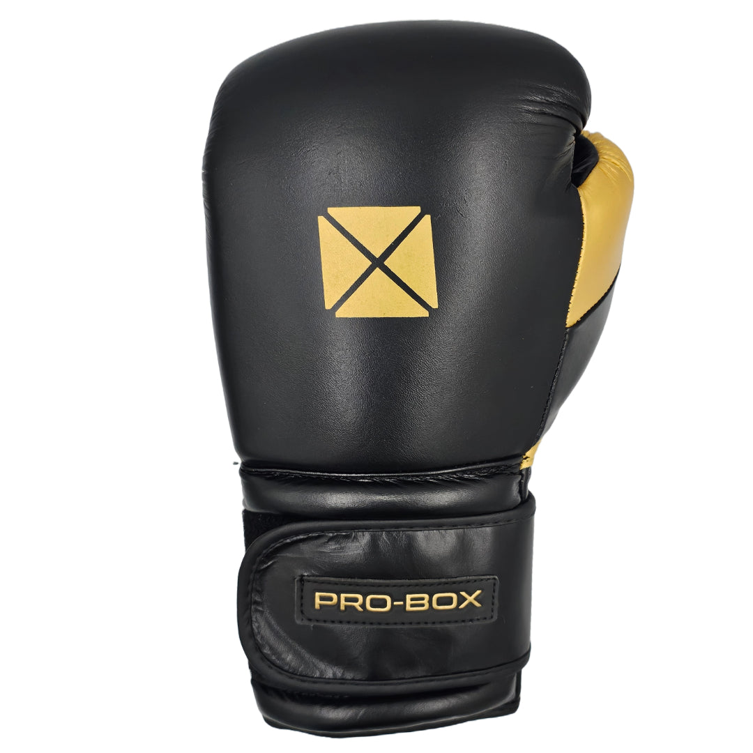 PRO SPAR LEATHER GLOVES BLACK GOLD *new*