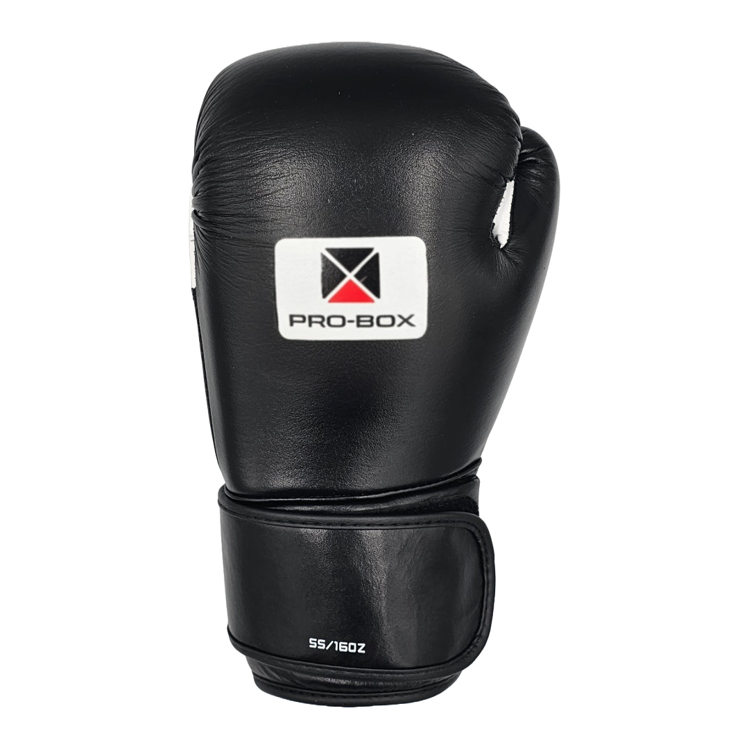 'SUPER-SPAR' LEATHER GLOVES - BLACK 16oz *NEW*