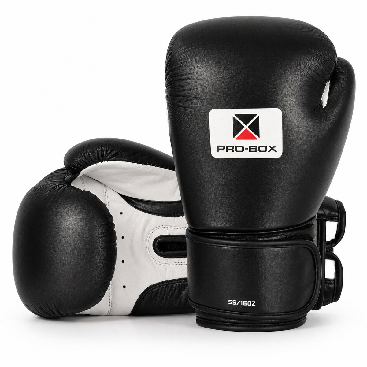 SUPER-SPAR LEATHER GLOVES BLACK 16oz