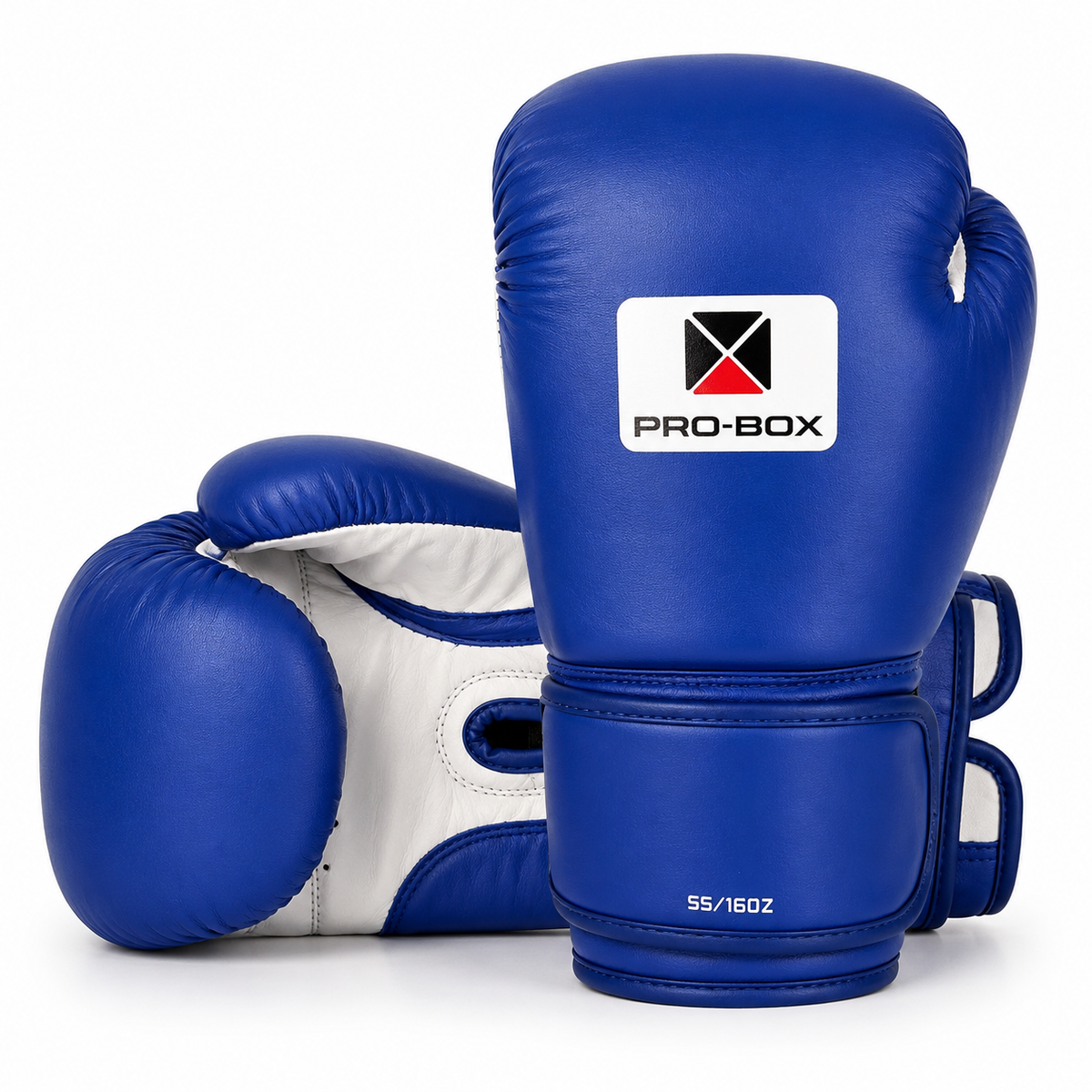 SUPER-SPAR LEATHER GLOVES BLUE 16oz