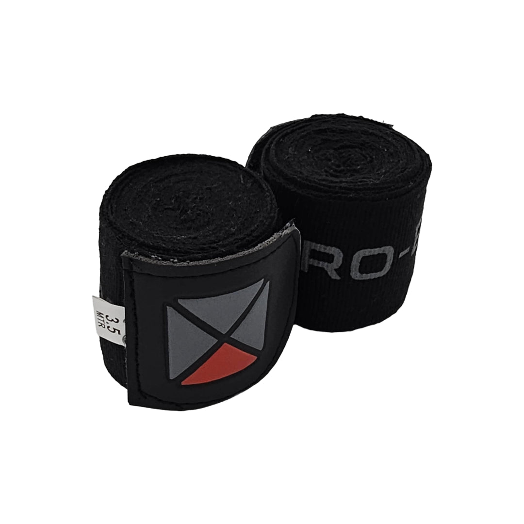 PRINTED HAND WRAPS BLACK