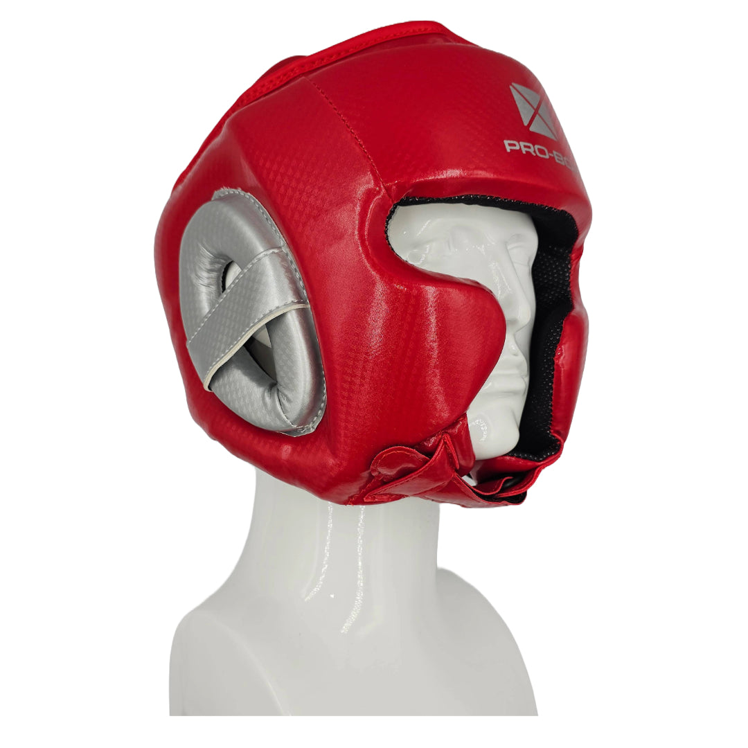 CHAMP HEADGUARD RED SILVER *NEW*