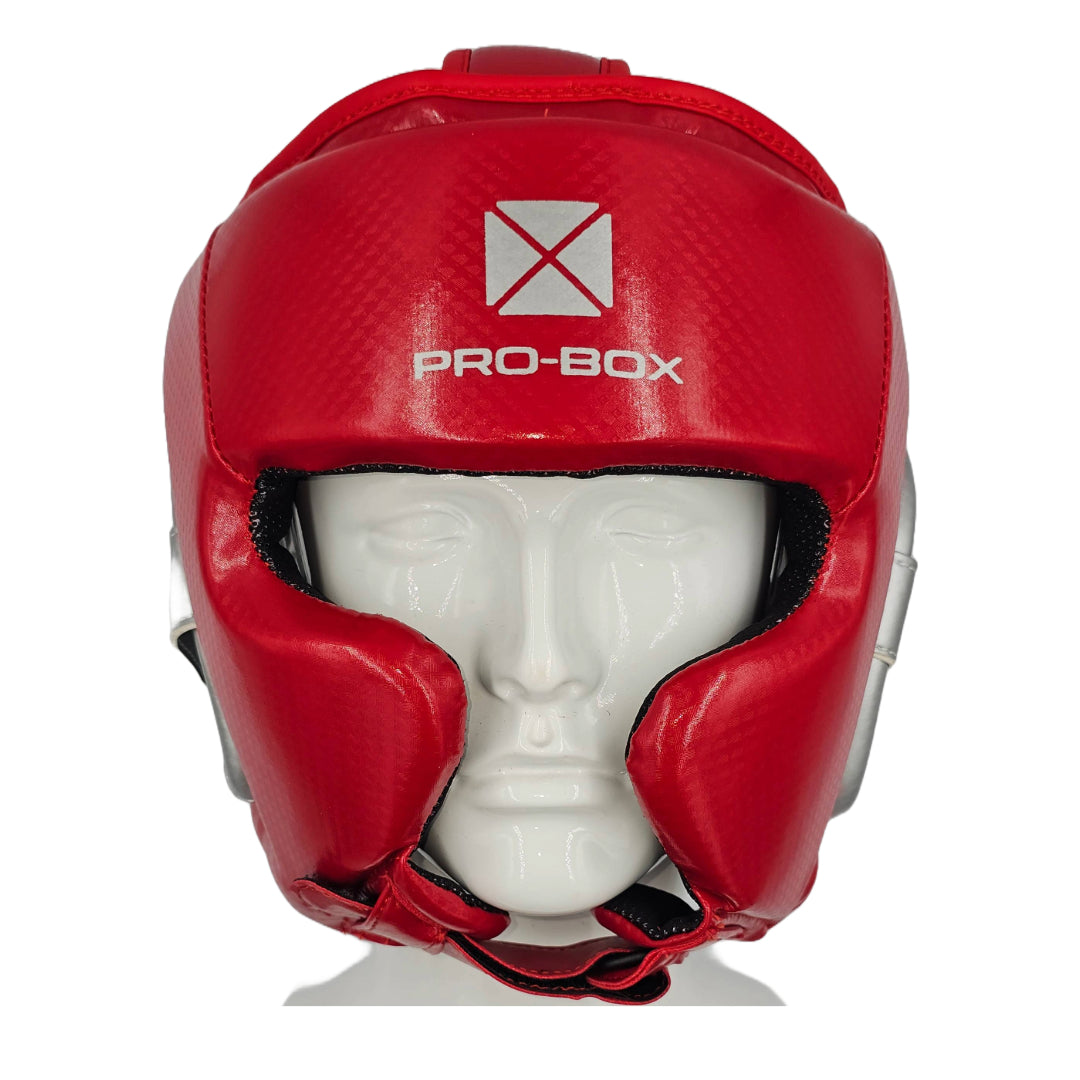 CHAMP HEADGUARD RED SILVER *NEW*