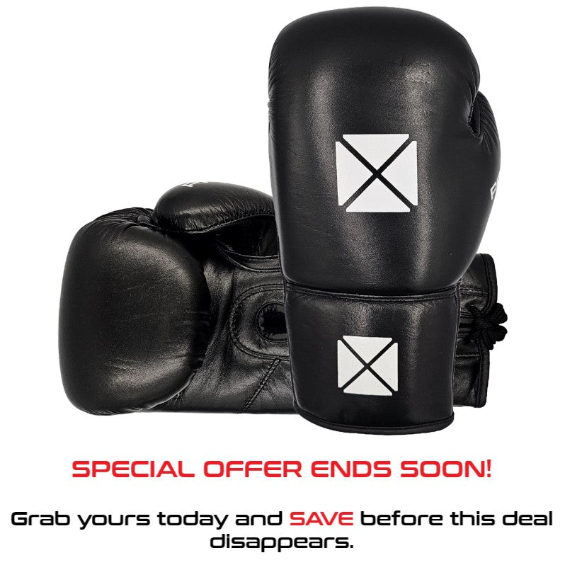 LEATHER ESSENTIAL LACE GLOVES - BLACK