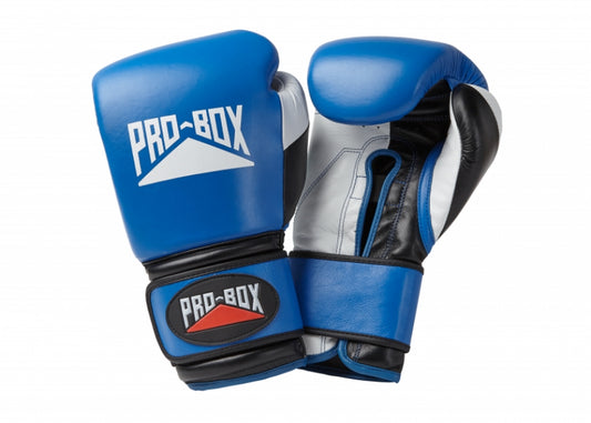 'PRO-SPAR' LEATHER GLOVES - BLUE