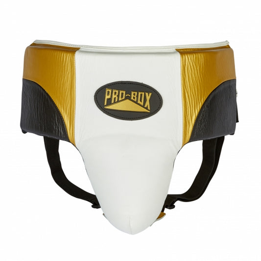 PRO-SPAR ABDO GUARD BLACK/GOLD/WHITE