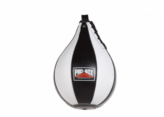 BLACK/WHITE LEATHER SPEED BALL