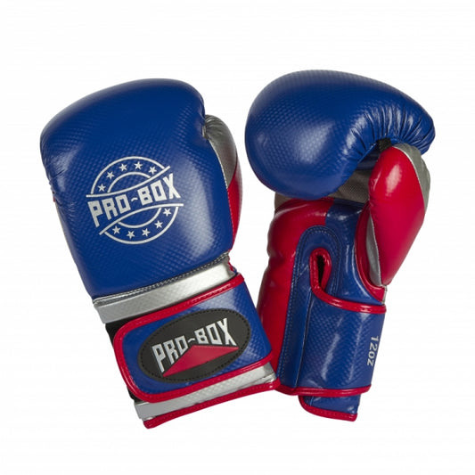 CHAMP SPAR GLOVES BLUE-RED JNR 6oz