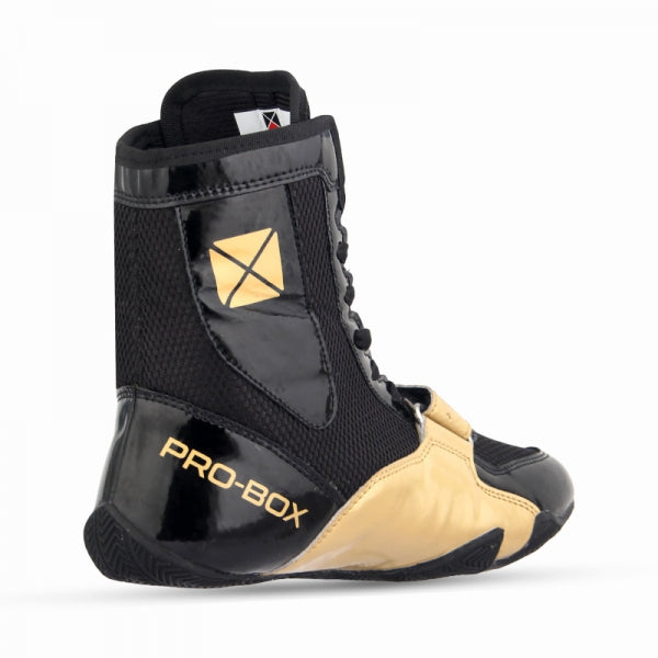 SPEED BOOTS BLACK-GOLD. SIZES: 7-14 *NEW*