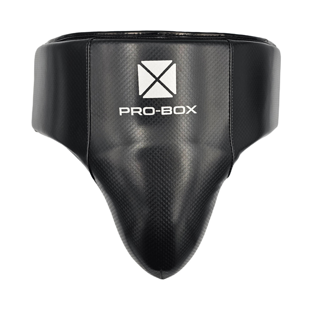 *NEW* 'CHAMP SPAR' ABDO GUARD BLACK-SILVER.– Pro-Box