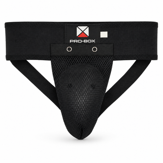 COTTON GROIN GUARD BLACK