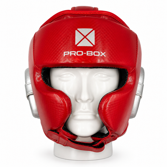 CHAMP HEADGUARD RED SILVER