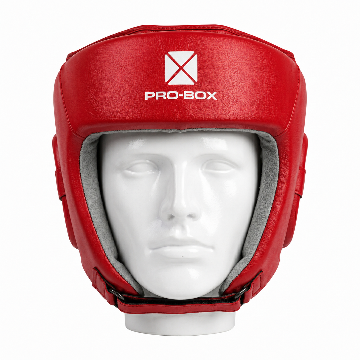LEATHER ESSENTIAL HEADGUARD RED