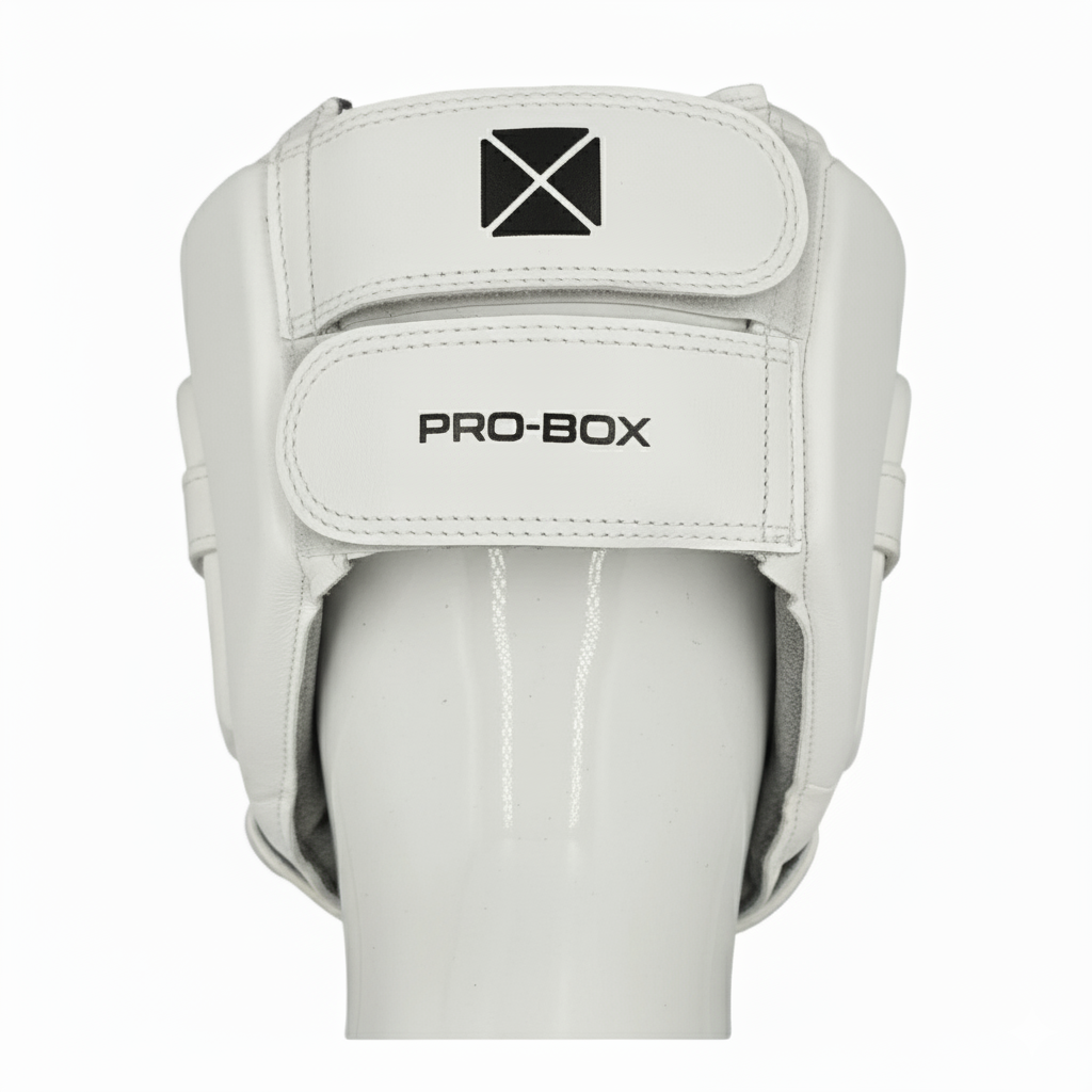 LEATHER ESSENTIAL HEADGUARD WHITE