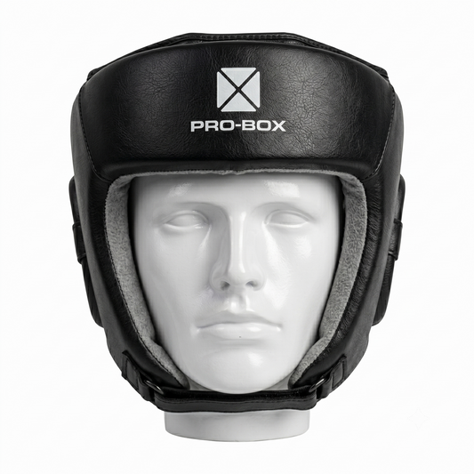 LEATHER ESSENTIAL HEADGUARD BLACK