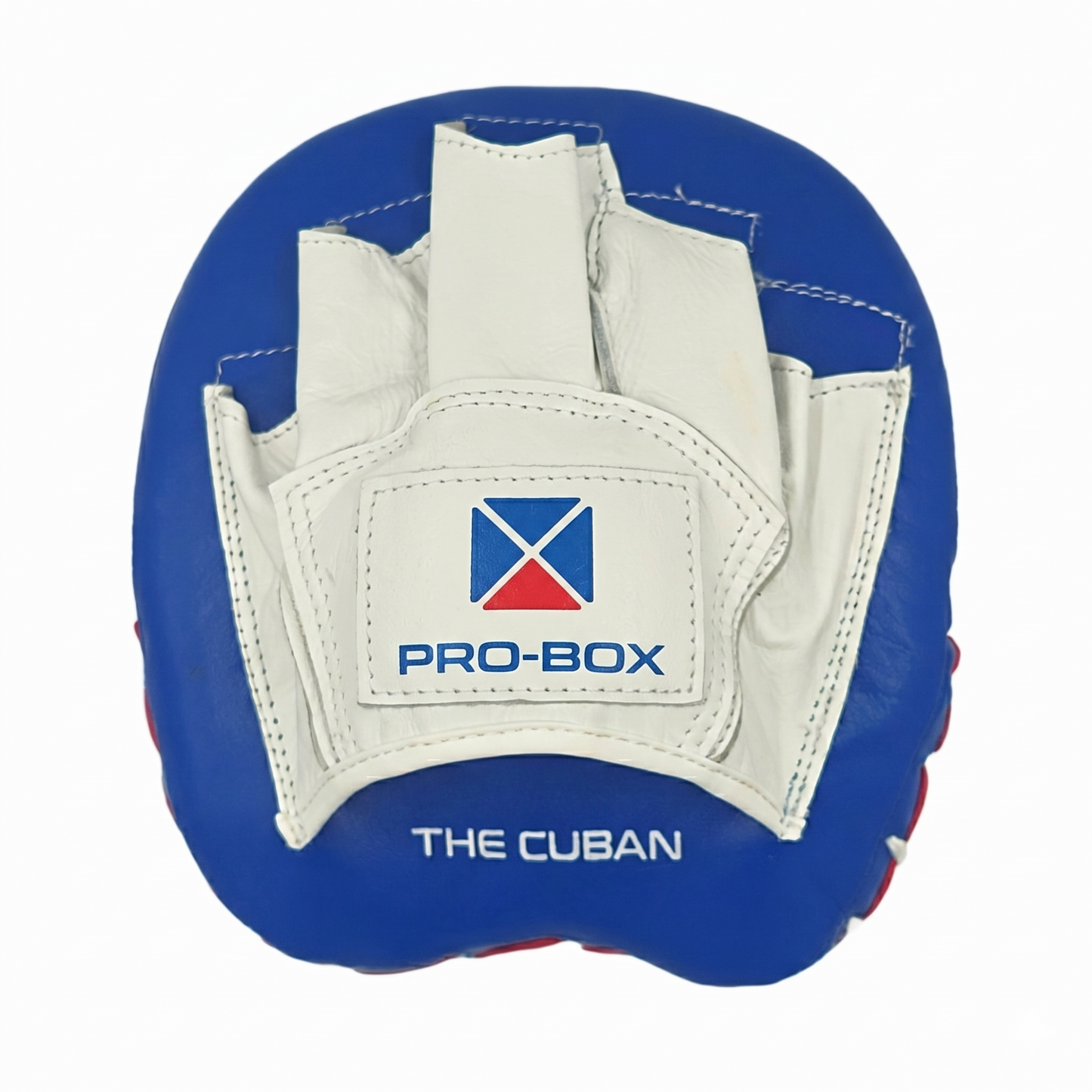 LEATHER CUBAN PADS RED-WHT-BLUE