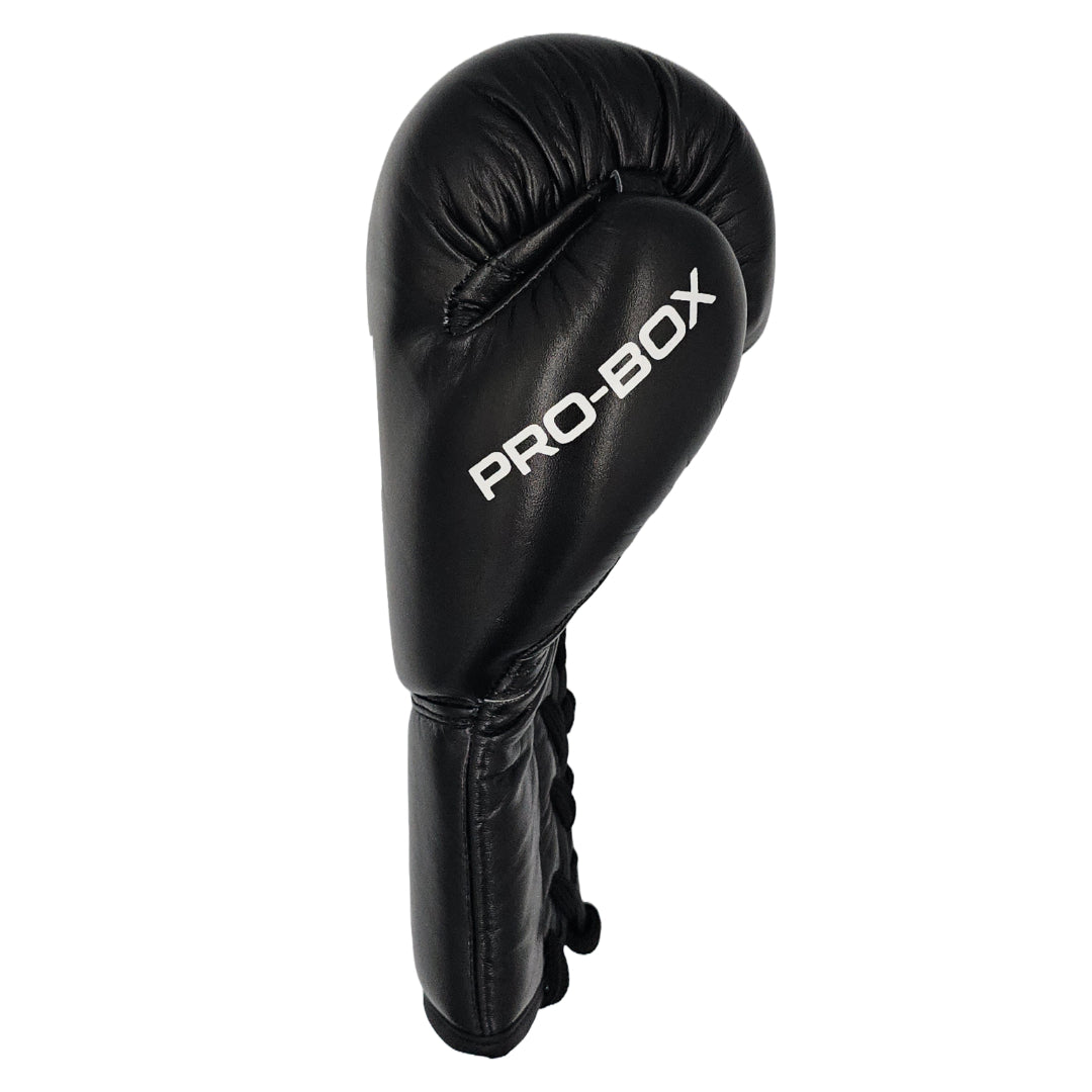 LEATHER ESSENTIAL LACE GLOVES - BLACK