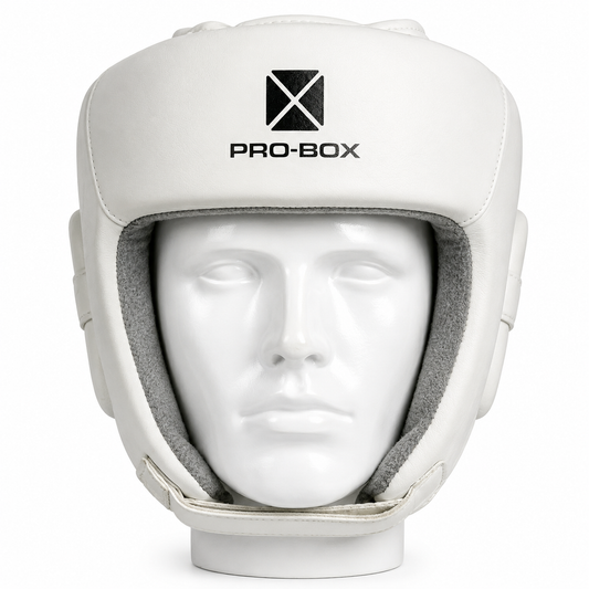 LEATHER ESSENTIAL HEADGUARD WHITE