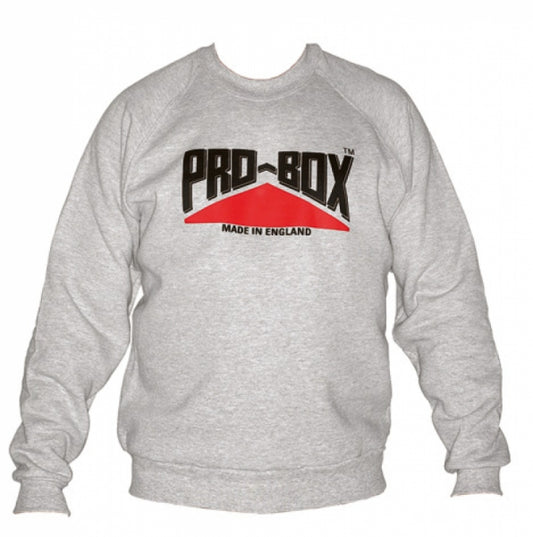 PRO-BOX GREY SWEAT TOP.