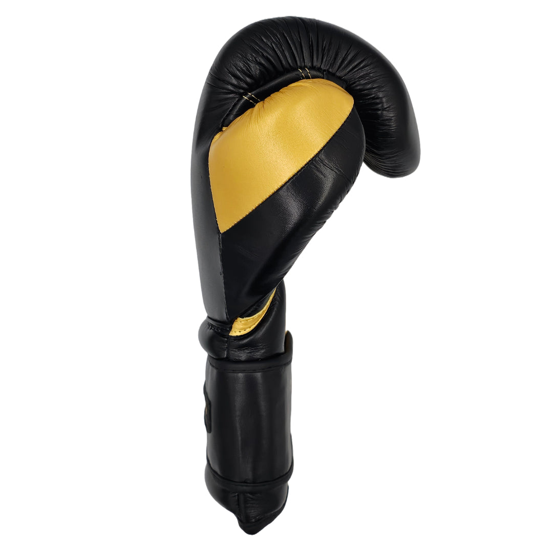 PRO SPAR LEATHER GLOVES BLACK GOLD *new*