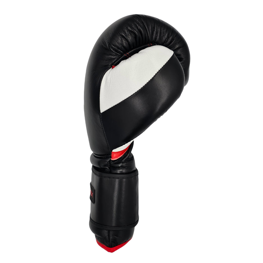 PRO SPAR LEATHER GLOVES BLACK WHITE *new*