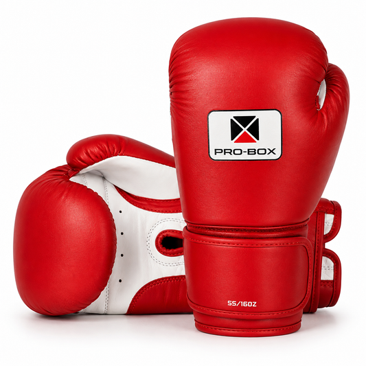 SUPER-SPAR LEATHER GLOVES RED 16oz