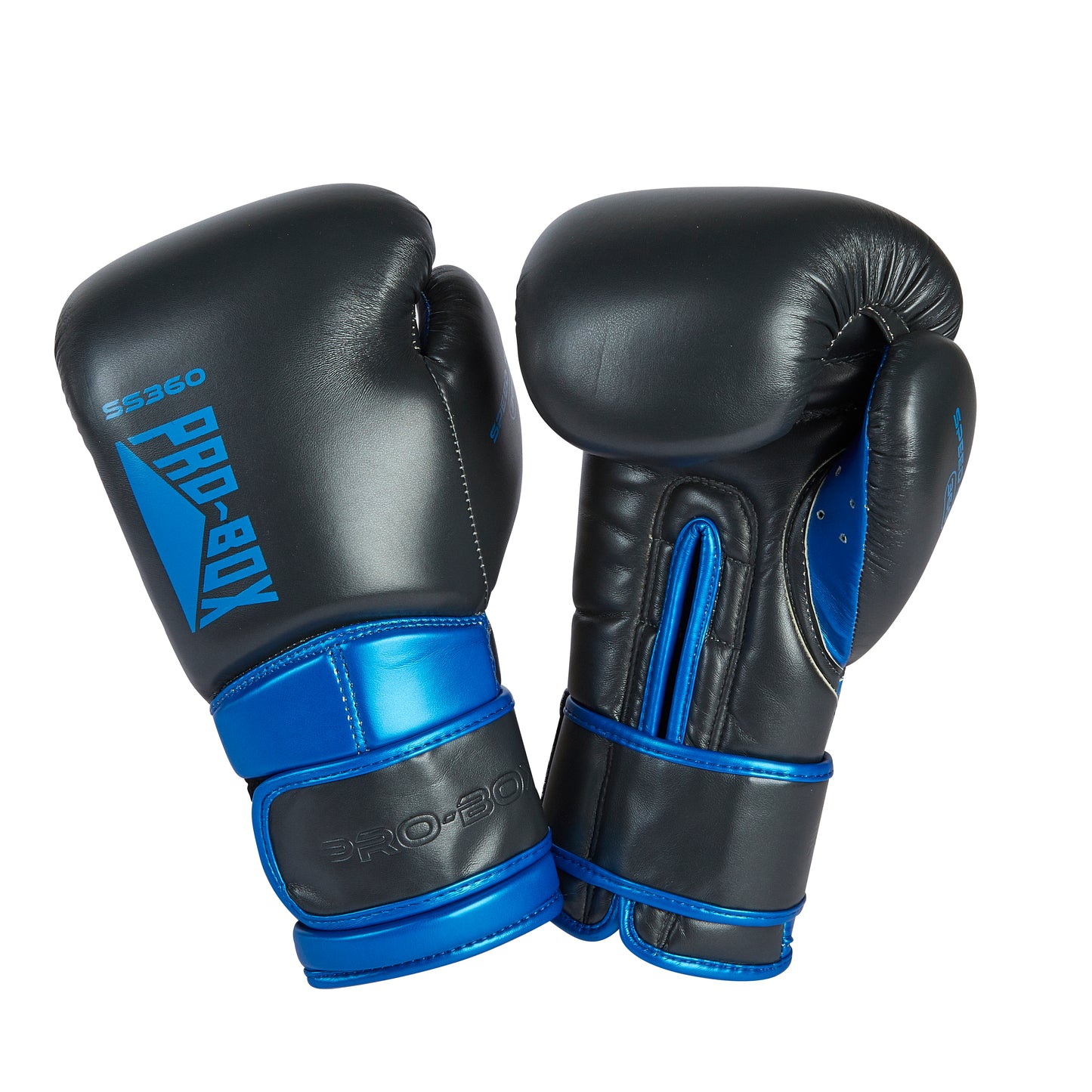 SPEED GLOVES GUNMETAL/BLUE