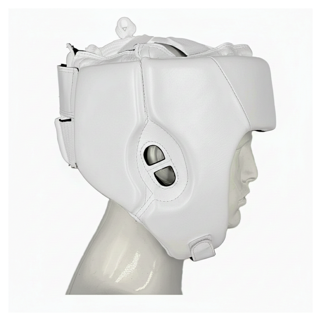 LEATHER ESSENTIAL HEADGUARD WHITE