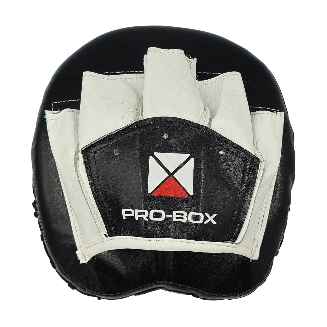 BLACK-WHITE LEATHER CUBAN SPEED PADS