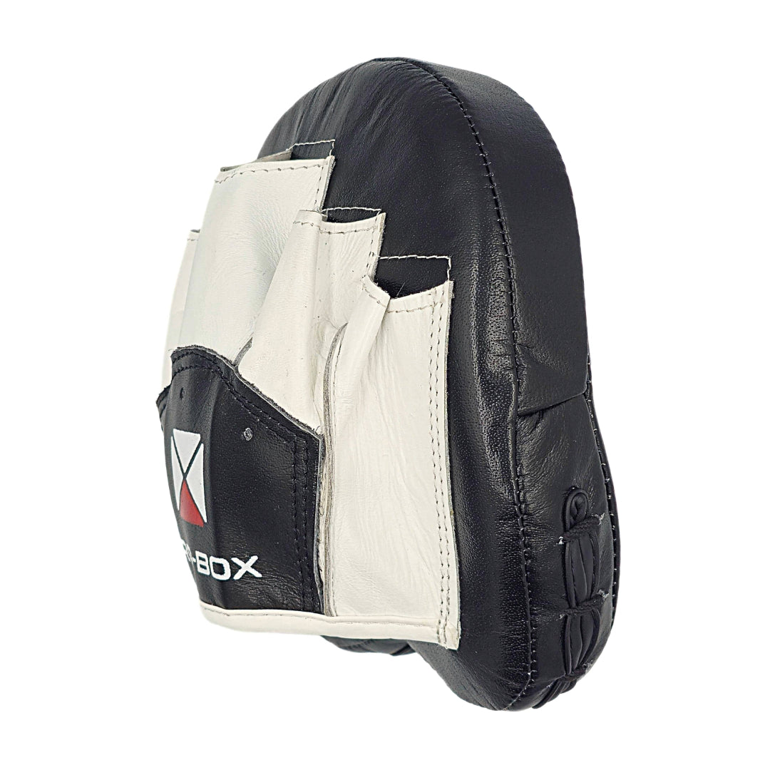 BLACK-WHITE LEATHER CUBAN SPEED PADS