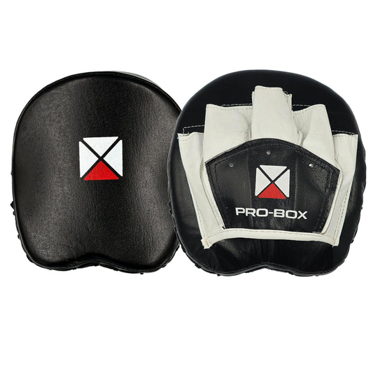 BLACK-WHITE LEATHER CUBAN SPEED PADS