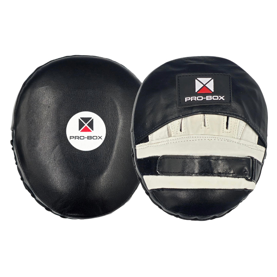 BLACK-WHITE LEATHER AIR PADS
