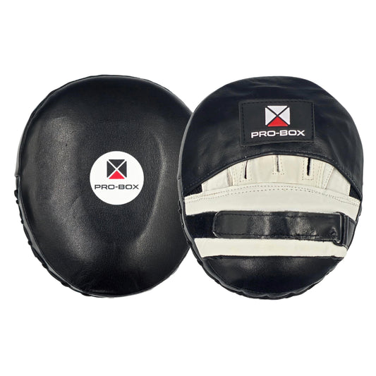 BLACK-WHITE LEATHER AIR PADS