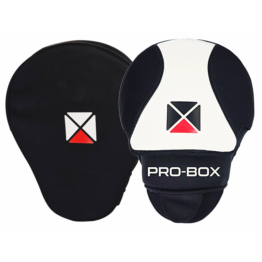 BLACK-WHITE CURVED PU PADS– Pro-Box
