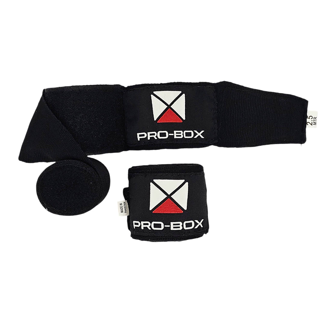 STRETCH HAND WRAPS BLACK *NEW*