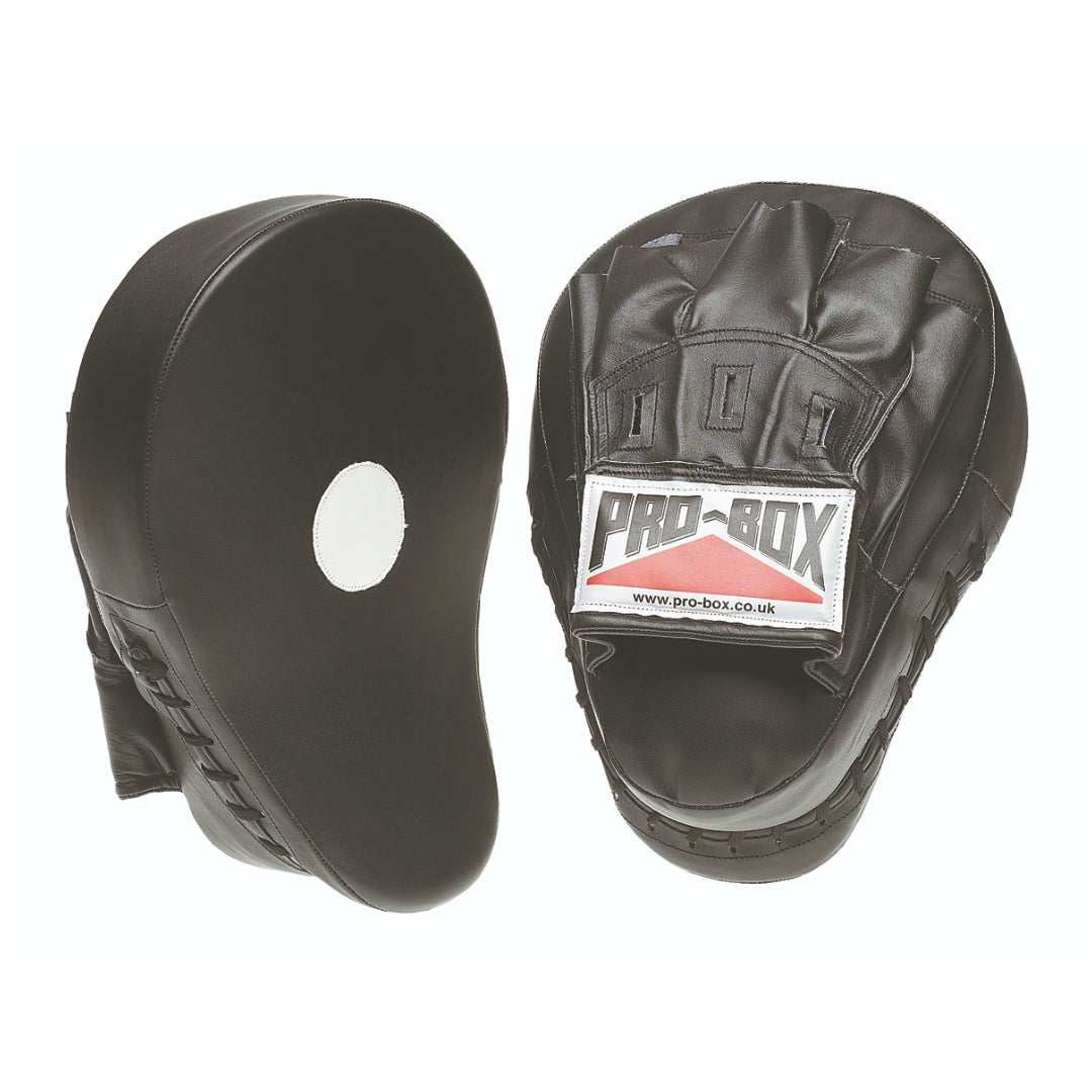 BLACK LTh/PU HOOK & JAB PADS