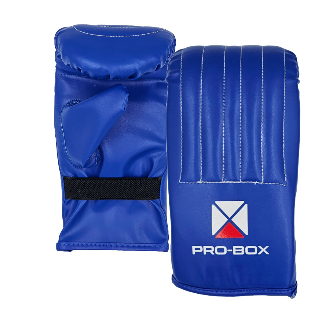 PU BAG MITTS - BLUE *NEW*