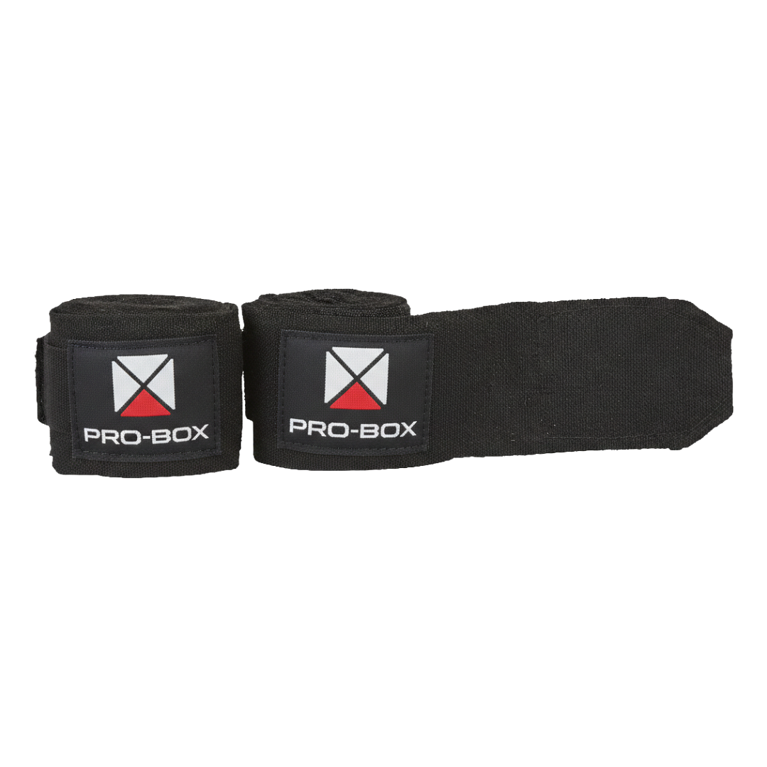 JUNIOR STRETCH HAND WRAPS BLK *NEW*