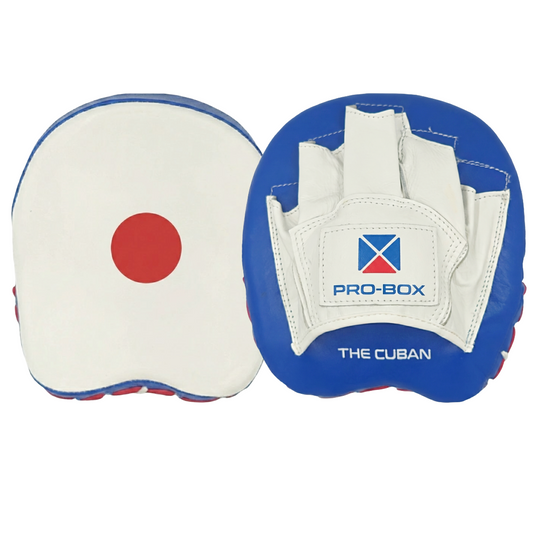 LEATHER CUBAN PADS RED-WHT-BLUE